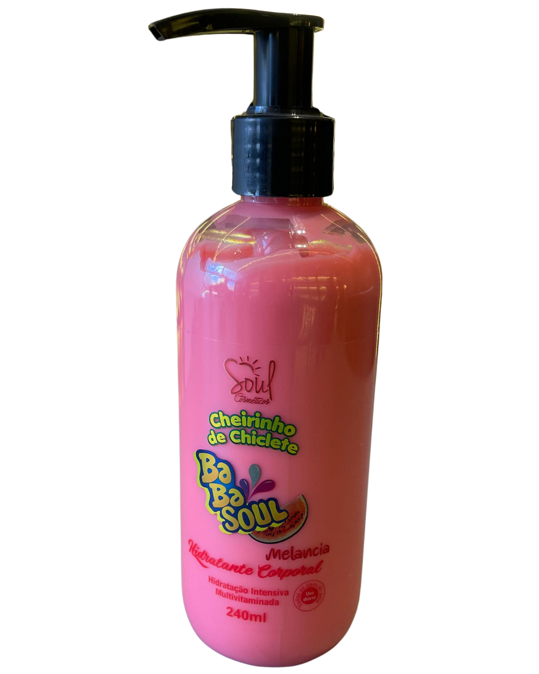 Creme Hidratante Corporal BabaSoul - 240ml Melancia