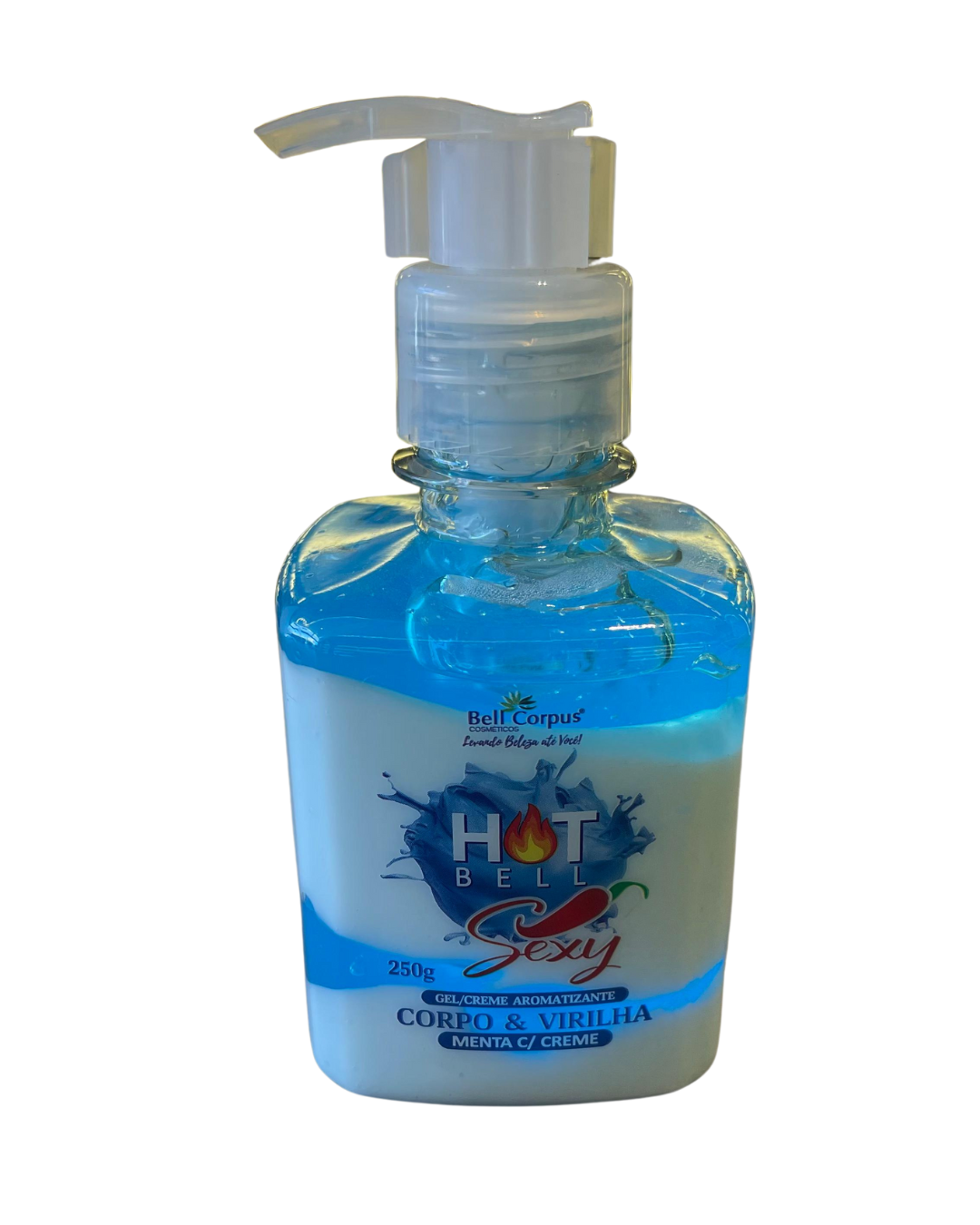 Gel/Creme Aromatizante Corpo e Virilha Menta c/ Creme - 250g