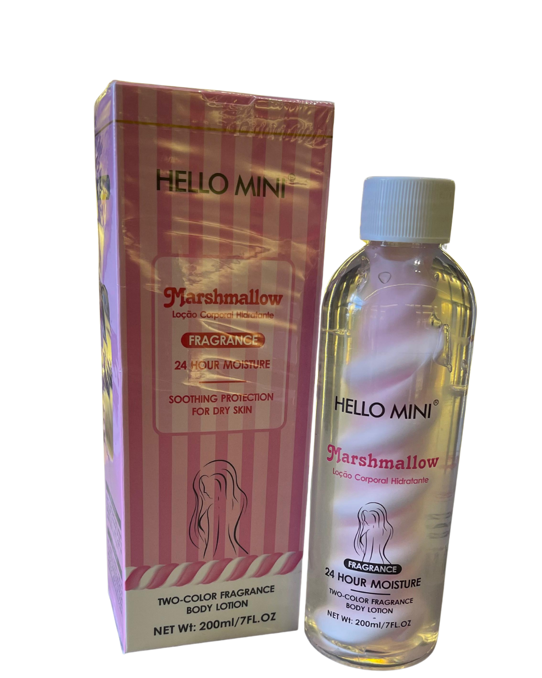 Loção Corporal Hidratante Marshmallow - 200ml Hello Mini
