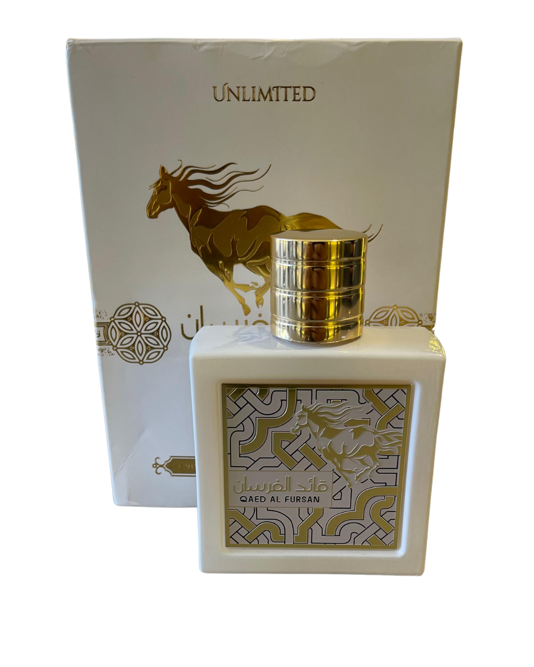 Perfume Árabe Qaed Al Fursan Branco EdP - 90ml Lattafa