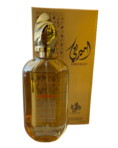 Perfume Árabe Ameerati Dourado EdP - Al Wataniah (Decant)