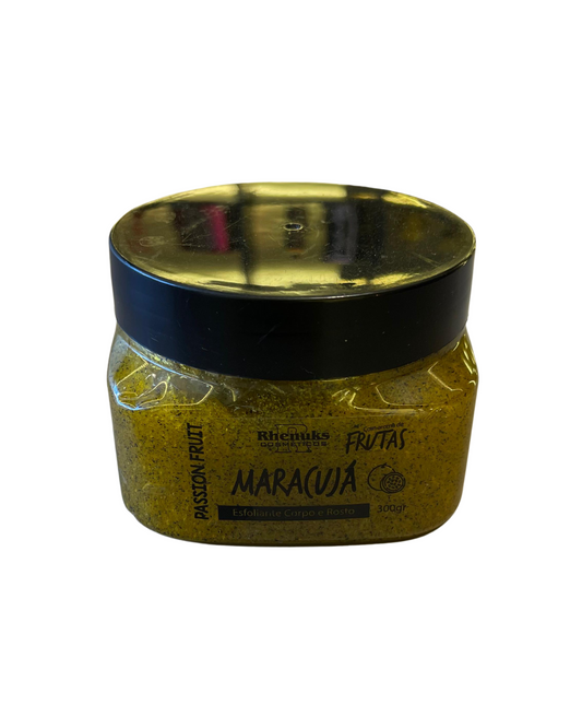 Creme Esfoliante Corpo e Rosto Maracujá - Rhenuks 300gr