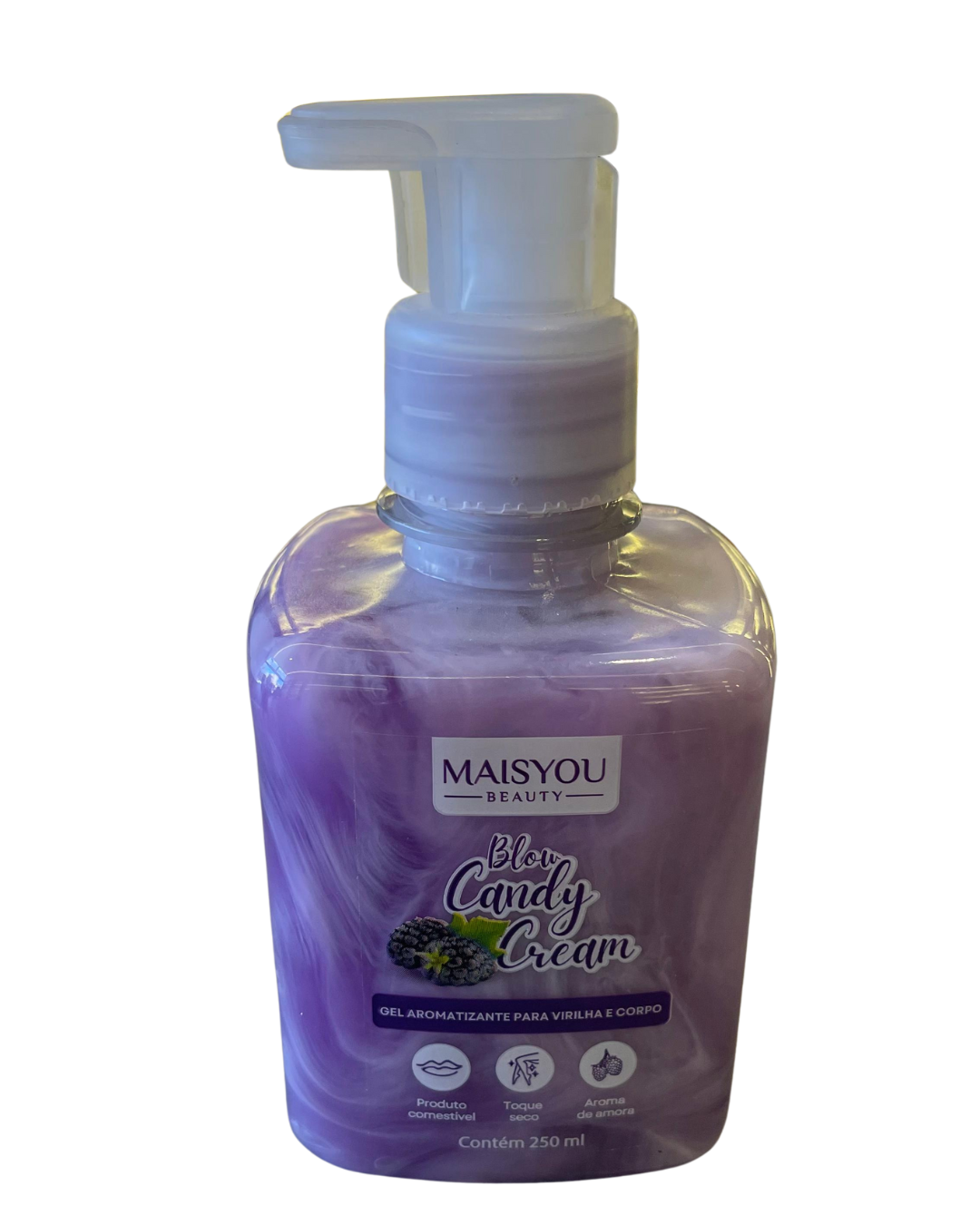 Gel Aromatizante Corpo e Virilha Amora - 250ml Comestível
