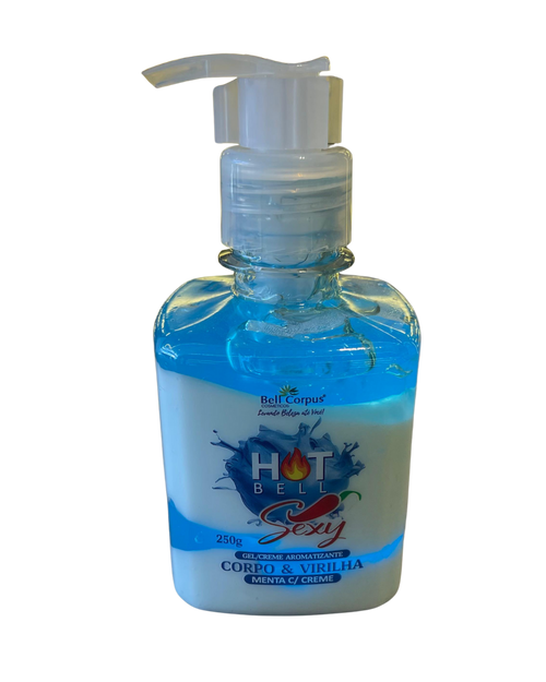 Gel/Creme Aromatizante Corpo e Virilha Menta c/ Creme - 250g