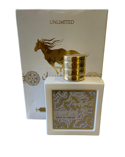 Perfume Árabe Qaed Al Fursan Branco EdP - 90ml Lattafa